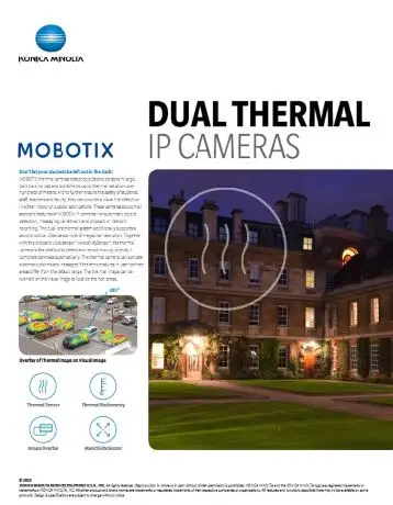 Mobotix, Dual Thermal IP Cameras, Konica Minolta, Office Systems International