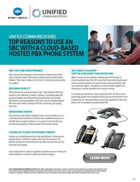 Unified Communications, Hosted PBX, Phone System, Konica Minolta, Office Systems International