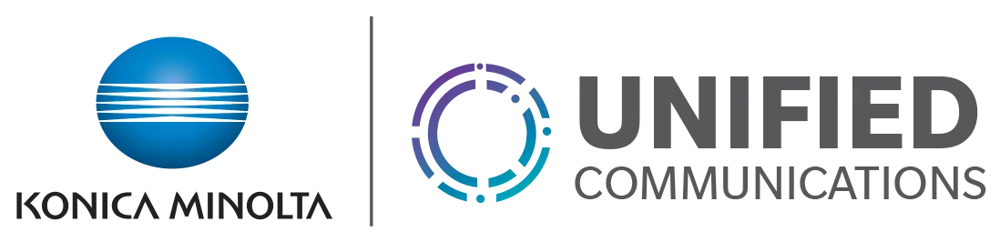 Unified Communications, Konica Minolta, logos, Office Systems International