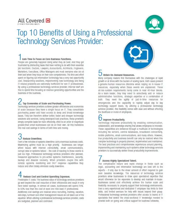 All Covered, Outsourcing It, Konica-Minolta, Office Systems International